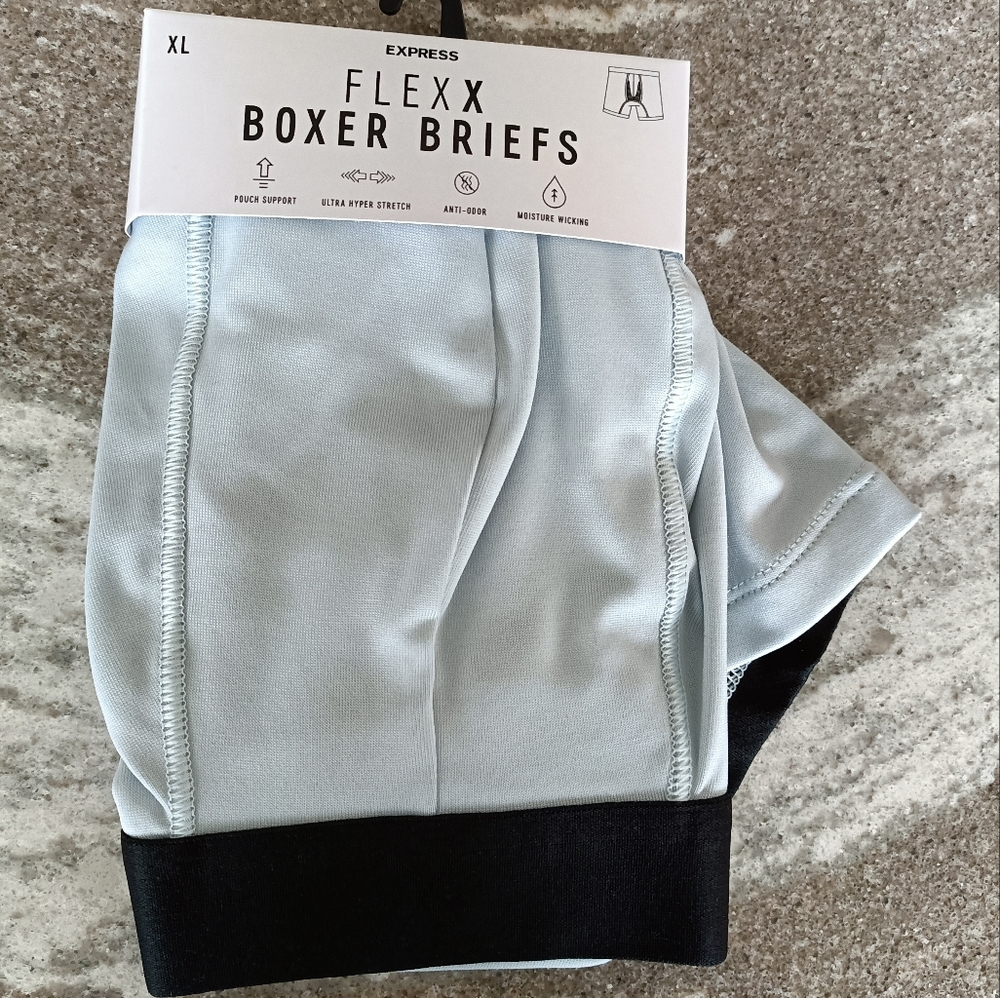 Express Men's Flexx Boxer Brief Underwear New Size XL
